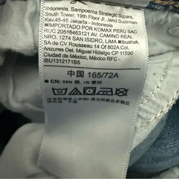 Old Navy Boyfriend Straight Me Stella Mid Rise Women’s Distressed Blue Jeans - Picture 5 of 6